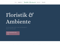 floristik-ambiente.de Webseite Vorschau