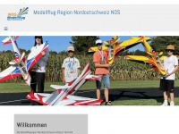 modellflug-nos.ch Webseite Vorschau