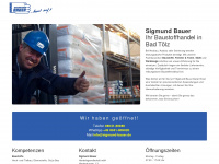 sigmund-bauer.de Webseite Vorschau