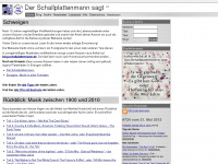 schallplattenmann.de Webseite Vorschau
