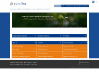eurofins.com Webseite Vorschau