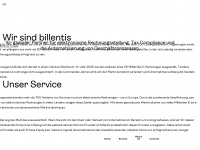 billentis.com Webseite Vorschau