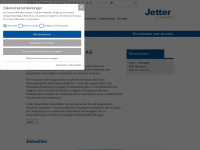 jetter.de Webseite Vorschau