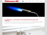 fluehmann-heizungen.ch Webseite Vorschau