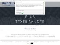 flues-textilbaender.de Webseite Vorschau