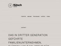 fluetsch-holz.ch Webseite Vorschau