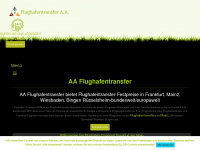 flughafen-transport.de Webseite Vorschau