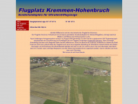 flugplatz-kremmen.de Webseite Vorschau