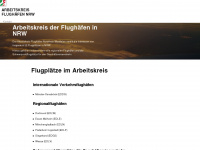 flugplatzverband.de Webseite Vorschau