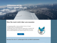 flugsportgruppe-mbl.de Webseite Vorschau