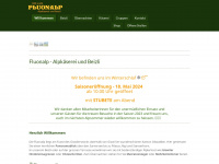 fluonalp.ch Webseite Vorschau