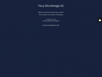 flury-decolletage.ch Webseite Vorschau