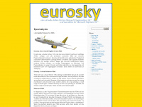 flyeurosky.de Webseite Vorschau