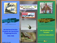 flying-things.ch Webseite Vorschau