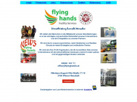 flyinghands.at Webseite Vorschau