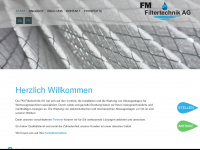 fm-filtertechnik.ch Webseite Vorschau