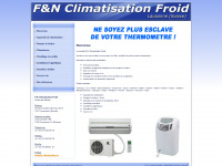 fn-climatisation.ch Webseite Vorschau