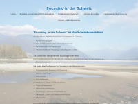 focusing.ch Webseite Vorschau