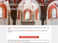 foerderverein-dom-brandenburg.de Webseite Vorschau