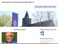 foerderverein-evkirchefinthen.de Webseite Vorschau