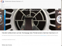 foerderverein-german-garrison.de Webseite Vorschau