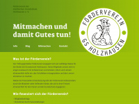 foerderverein-gsholzhausen.de Webseite Vorschau