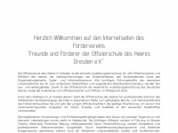foerderverein-offizierschule.de Webseite Vorschau