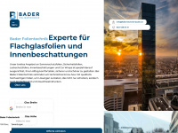 folientechnik-bader.ch Webseite Vorschau