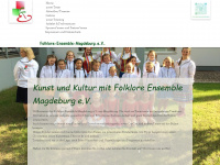 folklore-ensemble.de Webseite Vorschau