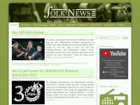 folknews.de Webseite Vorschau