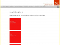 fondation-suisa.ch Webseite Vorschau