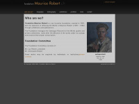 fondation-maurice-robert.ch Webseite Vorschau