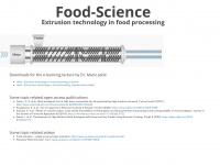 food-science.de Webseite Vorschau