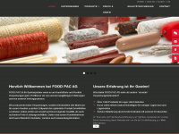food-pac.ch Webseite Vorschau