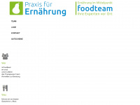 foodteam.ch Webseite Vorschau