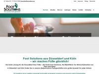 footsolutions.de Webseite Vorschau