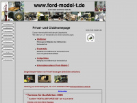 ford-model-t.de Webseite Vorschau