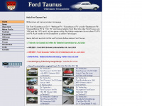 ford-taunus.ch Webseite Vorschau