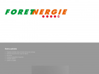 foretnergie.ch Webseite Vorschau
