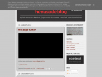 henusodeblog.blogspot.com Webseite Vorschau