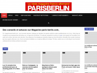 magazine-paris-berlin.com Webseite Vorschau