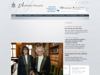 academie-francaise.fr Webseite Vorschau