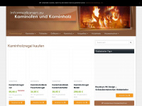 kaminofen-kaminholz.de Webseite Vorschau