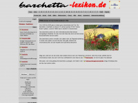 barchetta-lexikon.de Webseite Vorschau