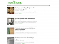 ideal-bauen.de Webseite Vorschau