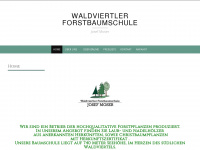 forstbaum-moser.at Webseite Vorschau