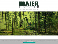 forstbetrieb-maier.de Webseite Vorschau