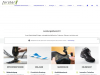 forster-orthopaedie.at Webseite Vorschau