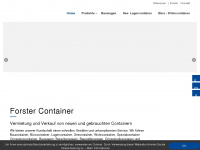 forstercontainer.ch Webseite Vorschau
