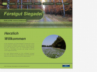 forstgut-siegadel.de Webseite Vorschau
